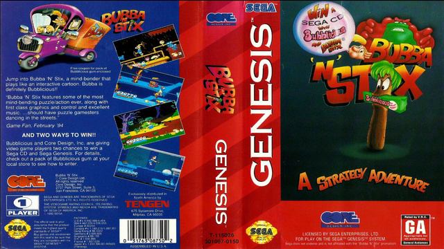 Bubba 'n' Stix for the Sega Genesis and Sega Mega Drive OST Original Video Game Soundtrack смотреть онлайн