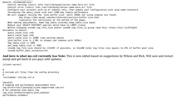 Asking Suggestions regarding mysql optimization (2 Solutions!!) смотреть онлайн