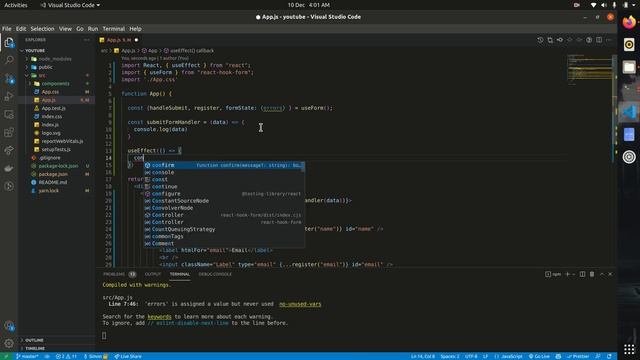 How to add form validation in react смотреть онлайн