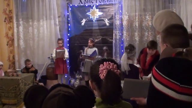 Рождественский утренник воскресной школы в храме Святителя Вениамина смотреть онлайн