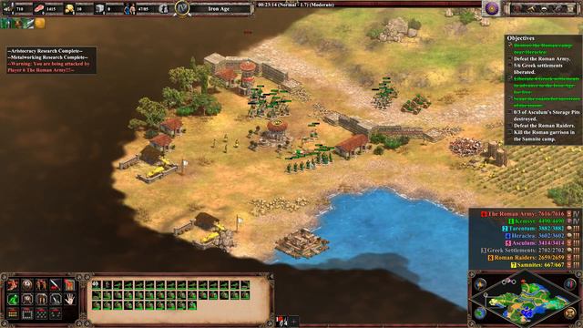 Age of Empires 2 DE - Return of Rome Pyrrhus of Epirus Campaign, Mission 3: Pyrrhic Victories смотреть онлайн