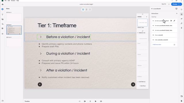 All-New Adobe Captivate - Custom Accordion Interaction смотреть онлайн