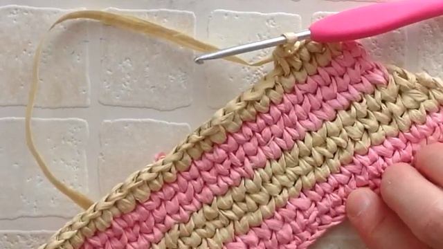 PRADA Çizgili Çanta Modeli Yapımı | 1.Bölüm | #crochet #totebag #diy #knitting #wow