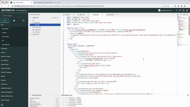 How to create React app in ServiceNow - Flare preview смотреть онлайн