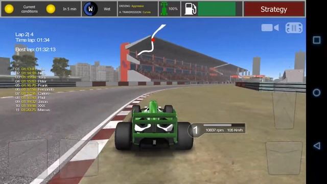 FX-RACER | FREE ANDROID GAME FORMULE 1 смотреть онлайн