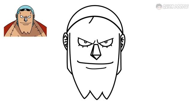 How To Draw Franky | One Piece - Easy Step By Step смотреть онлайн