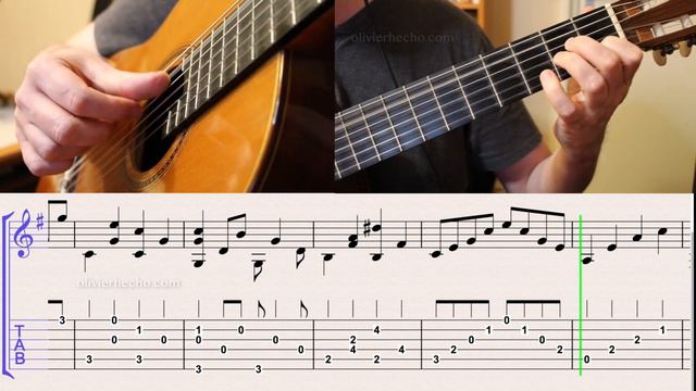 TUTO - SHAPE OF MY HEART #tablature #tutoguitar смотреть онлайн