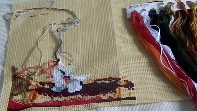 Вышивка крестиком. Набор " Барон" фирмы Панна. Завершенная работа! смотреть онлайн