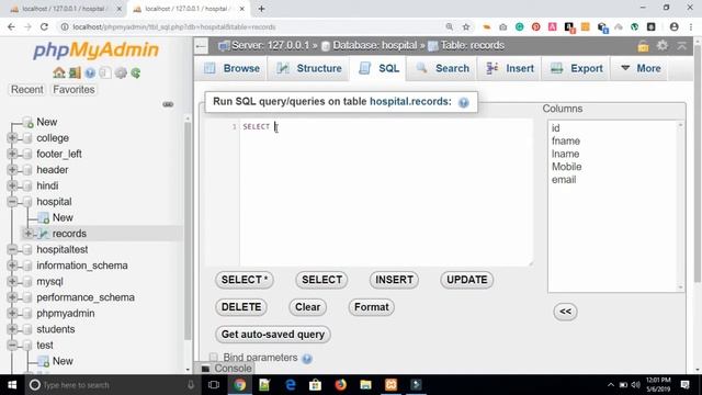 MYSQL SELECT query with WHERE clause | SQL & PHP tutorials for beginners - 49 | HINDI смотреть онлайн