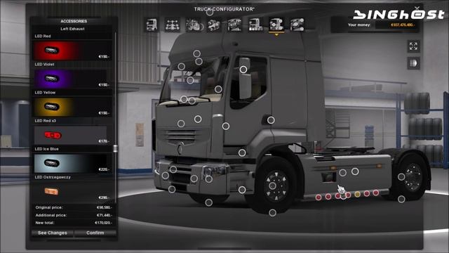 Renault Premium Tuning ETS2 (Euro Truck Simulator 2) смотреть онлайн