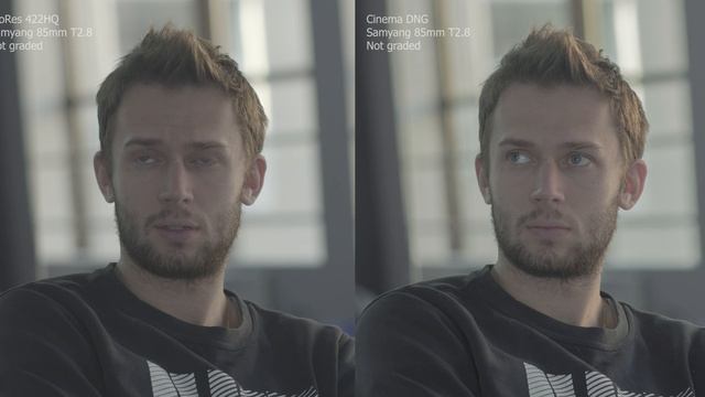 BMPCC 4K ProRes 422HQ vs RAW Cinema DNG Losless Detalization and Skin tones test смотреть онлайн