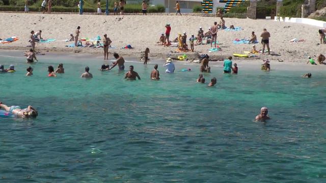 Mitsis Laguna: Beach. Пляж отеля смотреть онлайн