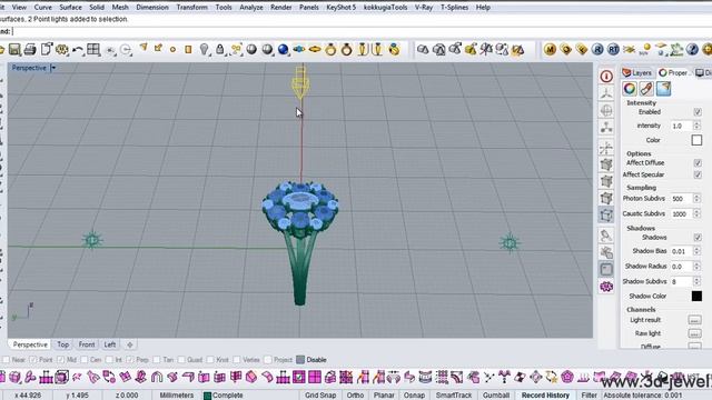 Демонстрация 3d моделей заказчику через Iris WebGL Exporter для Rhino. смотреть онлайн