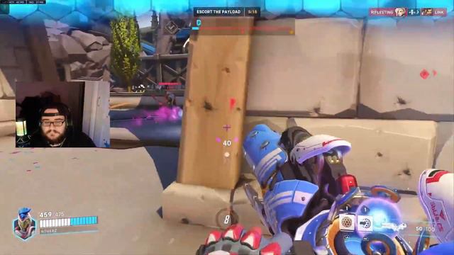 ZARYA IS A GOD! MIRRORING THE ENEMY TANK! - Overwatch 2 смотреть онлайн