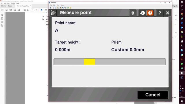 Using the Trimble Access Monitoring App with Imported Target Coordinates смотреть онлайн