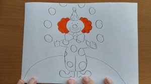 Как нарисовать клоуна. Рисуем цирк