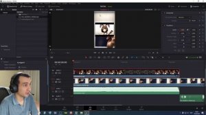 Как в ДаВинчи наложить видеодорожки друг на друга