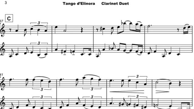 Tango d'Elinora, for Clarinet Duet смотреть онлайн