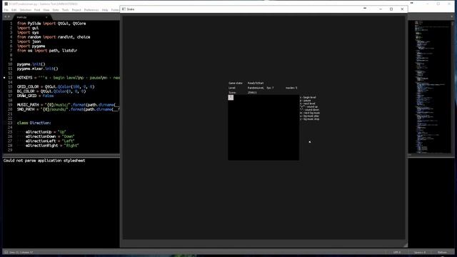 Snake game code смотреть онлайн