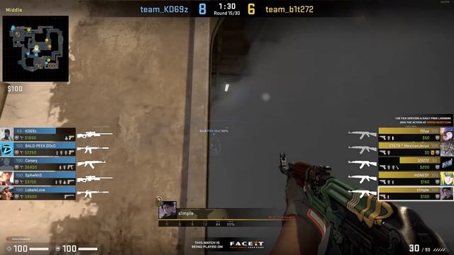 В ЧЁМ РАЗНИЦА: ТОП1 МИРА FACEIT vs S1MPLE смотреть онлайн