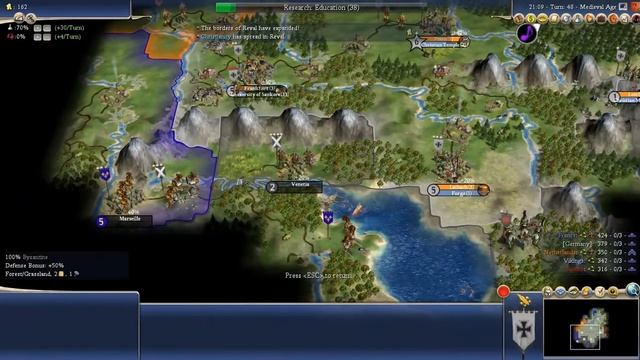 Let's Play Rhye's and Fall of Civilization: Germany; part 1 смотреть онлайн