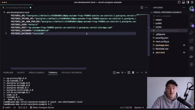 Next.js - How to setup & use Vercel Postgres (Serverless PostgreSQL database) смотреть онлайн