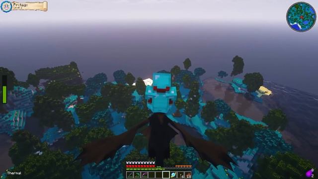 100 DAYS In Minecraft DRAGON FIRE... Episode #8