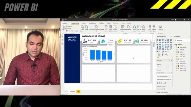 [Power BI] Painel de Vendas do Zero em 14 Min смотреть онлайн