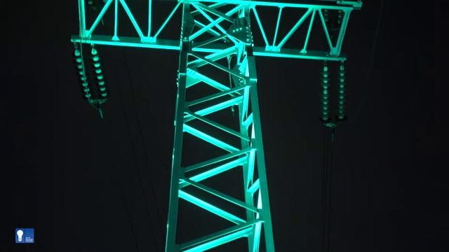 Архитектурная подсветка опор ЛЭП. Компания "Центр световых решений" смотреть онлайн