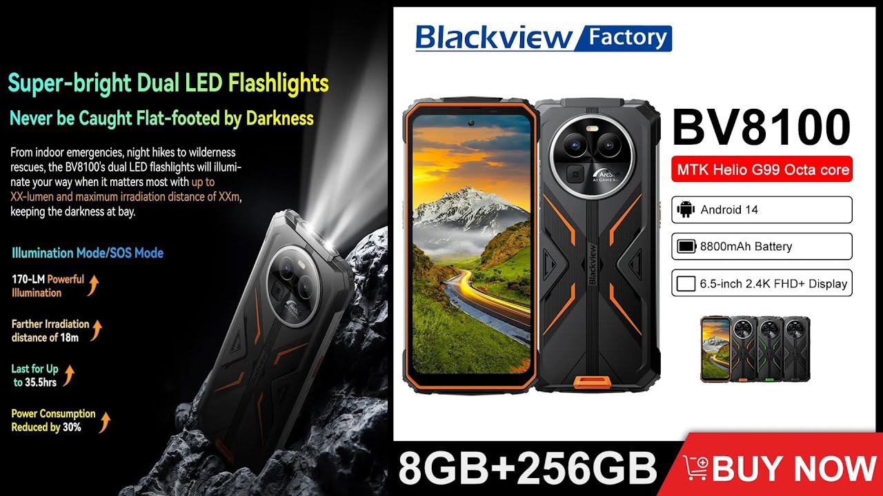 Обзор Blackview BV8100 - мне зашёл, а вам как? смотреть онлайн