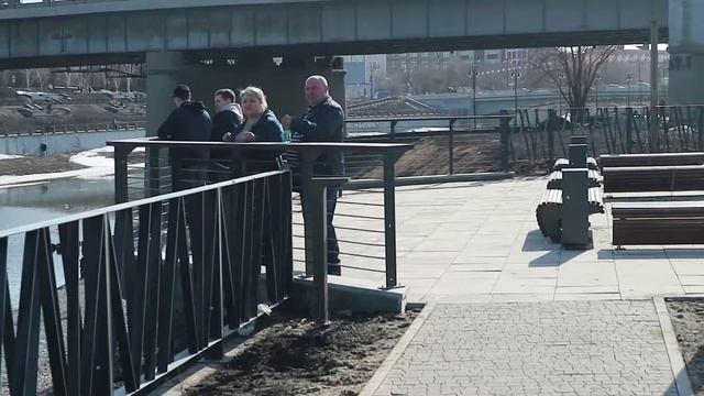 Как выглядит набережная Оми после благоустройства