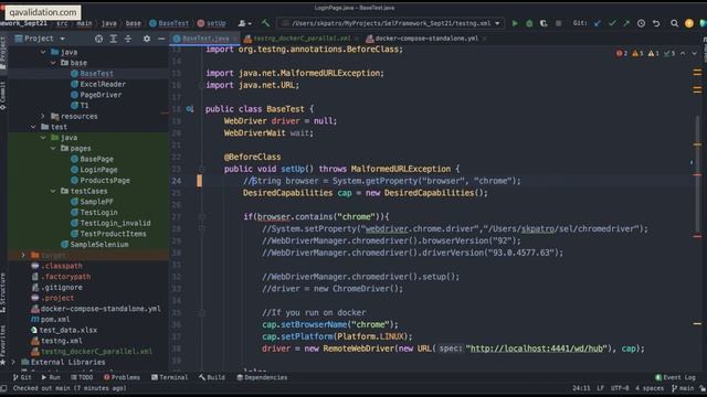 Run selenium4 tests in standalone docker containers with different browsers parallel смотреть онлайн