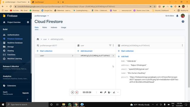 User Profile Management Using python and firebase смотреть онлайн