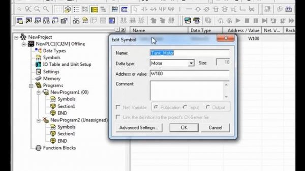 CX-Programmer - Using Data Structures