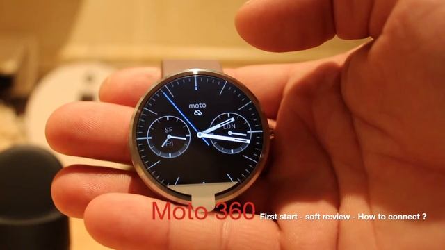 Moto 360 Включение и обзор смотреть онлайн