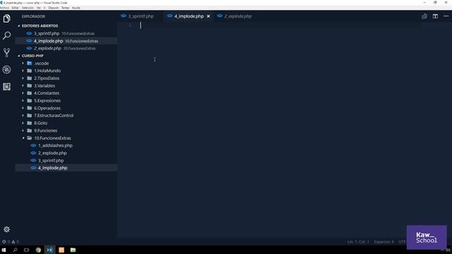 28. Curso de PHP: Funciones extras - Parte I. смотреть онлайн