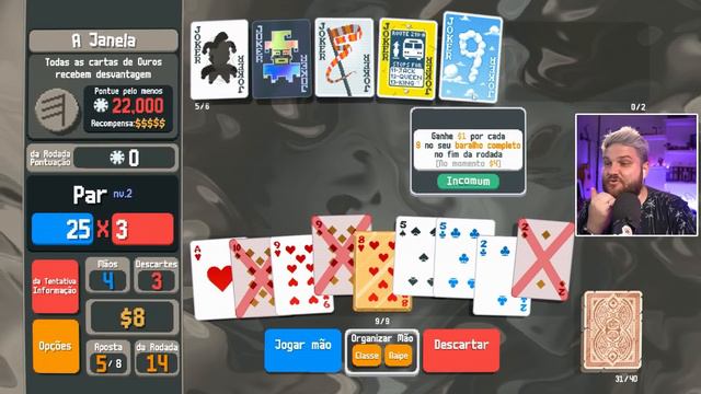 ESSE BARALHO NÃO TEM CARTAS ALTAS | Balatro смотреть онлайн