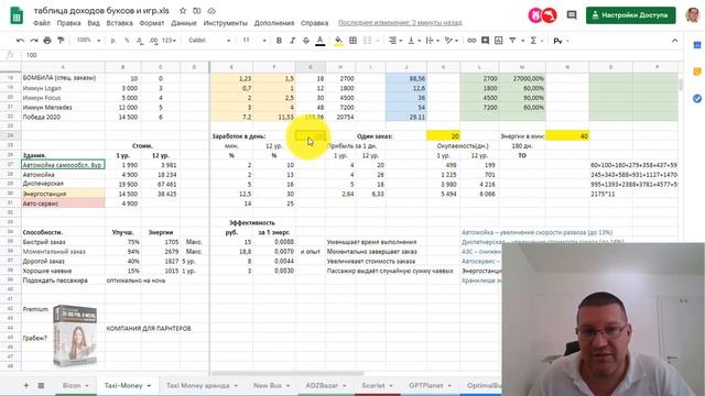 Taxi Money. Как играть?  Здания. Выгода, полезность, окупаемость.