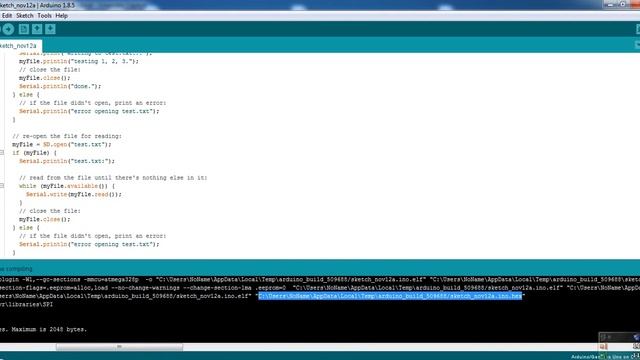Read and write files from and to SD card using Arduino Proteus simulation смотреть онлайн