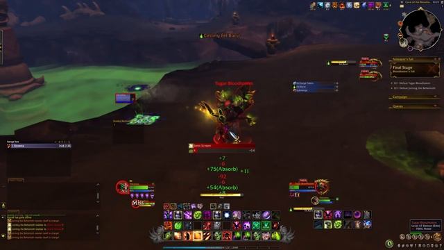 Destruction Warlock - Mage Tower 10.1.0 no heirlooms / Dragonflight gear смотреть онлайн