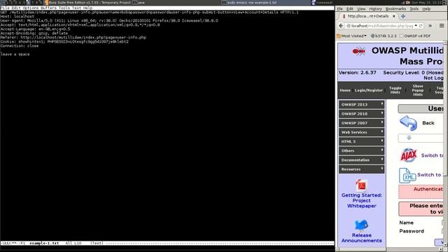 OWASP Multidae 2 Tutorials - 2013 - SQL Injection - Extra Data - User Info Part 1 смотреть онлайн