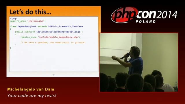 Michelangelo Van Dam: Your Code Are My Tests!