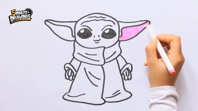 how to draw baby yoda смотреть онлайн
