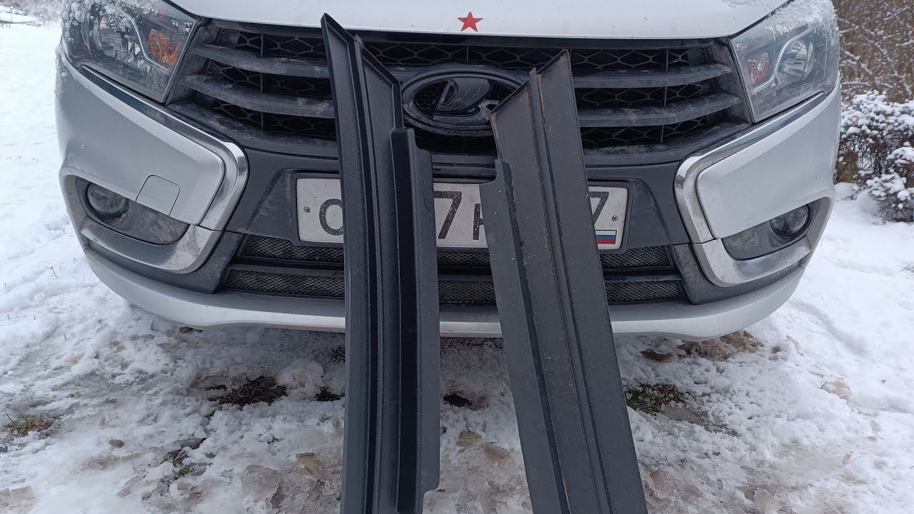 LADA Vesta,,,зимняя защита , всегда ставлю и вот почему !!! смотреть онлайн