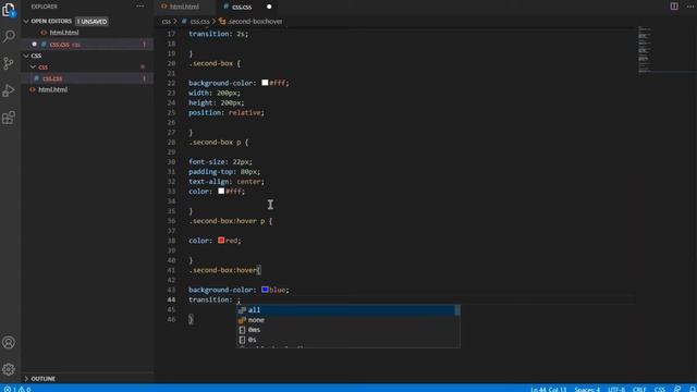 CSS HOVERS AND TRANSITIONS смотреть онлайн
