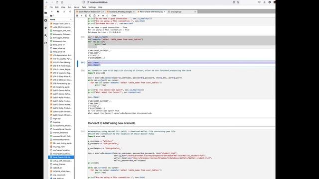 oracledb Python Library for connecting to Oracle Database смотреть онлайн