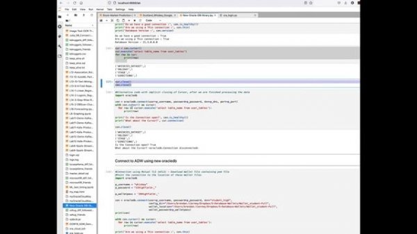 oracledb Python Library for connecting to Oracle Database