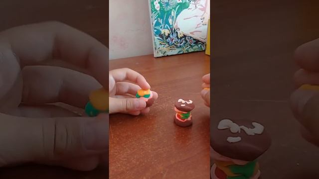 Как слепить бургер из пластилина смотреть онлайн