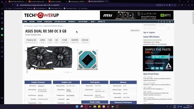 FUI TAXADO NA MINHA RX 580 DA ASUS #asus #rx580 #amd #ryzen54600g #setupgamer #unboxing #pcgaming смотреть онлайн