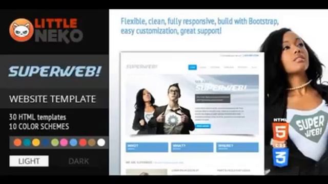Preview Superweb HTML5 Bootstrap Website Template Corpor Corporate Site Templates Download смотреть онлайн